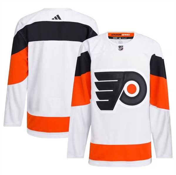 Men%27s Philadelphia Flyers Blank White 2024 Stadium Series Stitched Jersey Dzhi->tampa bay lightning->NHL Jersey